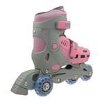 Kolieskové korčule TRISKATE BASIC veľkosť S (31-34), ružová