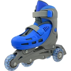 Kolieskové korčule TRISKATE BASIC veľkosť S (31-34), šedo-modré
