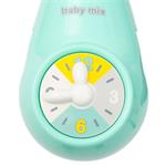 Kolotoč Baby Mix nad postieľkou so svetelným projektorom mätová