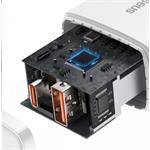 Kompaktný rýchlonabíjací adaptér Baseus USB-A + Type-C 20W EU, biely