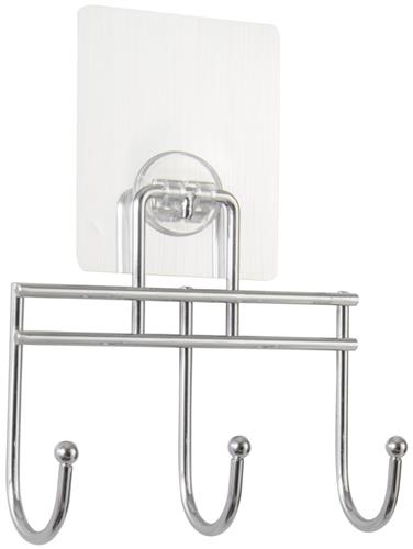 Kompaktor Trojitý samolepiaci hák Bestlock Magic systém bez vŕtania, nosnosť do 3 kg