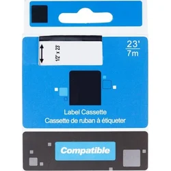 Kompatibilná páska PRINTLINE s DYMO 59425, 12 mm, 4 m, čierna tlač/zelená. p, LetraTag, plast.