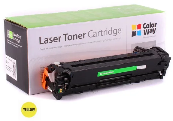 Kompatibilný toner ColorWay HP CB542A/ žltý/ 1400 str.