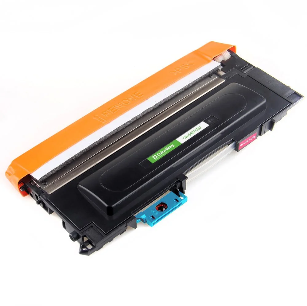 Kompatibilný toner ColorWay so Samsung CLT-C407S/ azúrový/ 1000 str.