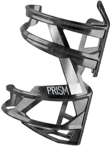 Košík Elite Prism carbon right - černý lesk/bilá - na bidon