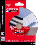 Kotouč diamantový FESTA INDUSTRY řezný 125x1,5x22.2mm