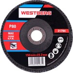 Kotouč lamelový brusný na kov O 150 x 22,23 mm, zrnitost 80