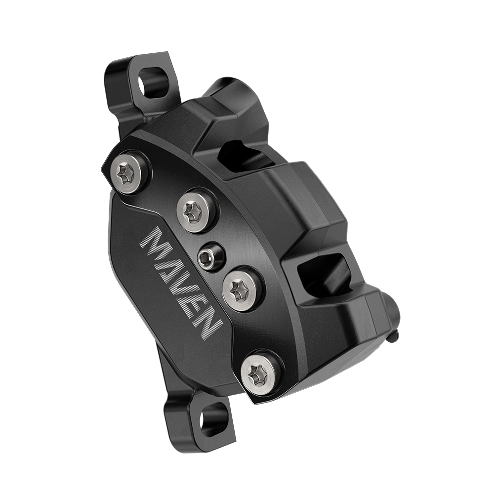 Kotoučová brzda SRAM Maven Silver - hliníková páčka, nerez šrouby - brzdový set přední