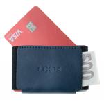 Kožená peňaženka Tiny Wallet for AirTag z pravej hovädzia koža, modrá FIXWAT-STN2-BL