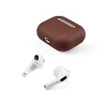 Kožené puzdro Epico Airpods 3 - hnedé