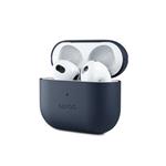 Kožené puzdro Epico Airpods 4 - modré