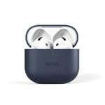 Kožené puzdro Epico Airpods 4 - modré