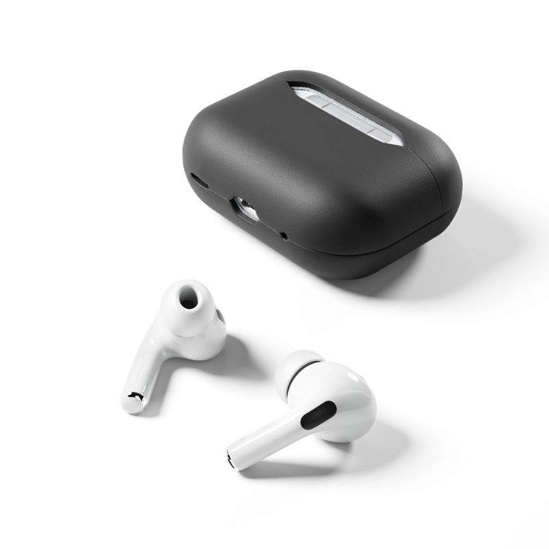 Kožené puzdro Epico | AirPods Pro 3 | čierne | ochrana proti poškriabaniu a nárazom