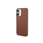 Kožené puzdro Epico Mag+ iPhone 16 - hnedé