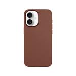 Kožené puzdro Epico Mag+ pre iPhone 16 Plus - hnedé