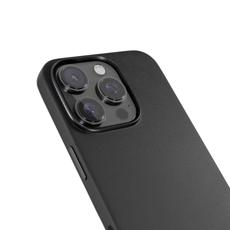 Kožené puzdro Epico Mag+ pre iPhone 16 Pro Max – čierne