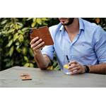 Kožené puzdro typu kniha FIXED ProFit pre Apple iPhone 13, hnedé