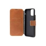 Kožené puzdro typu kniha FIXED ProFit pre Apple iPhone 14 Pro Max, hnedé