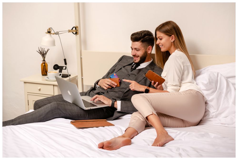 Kožené puzdro typu kniha FIXED ProFit pre Samsung Galaxy A34 5G, čierne