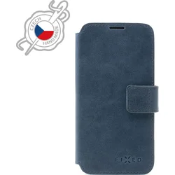 Kožené puzdro typu kniha FIXED ProFit pre Samsung Galaxy A52/A52 5G/A52s 5G, modré