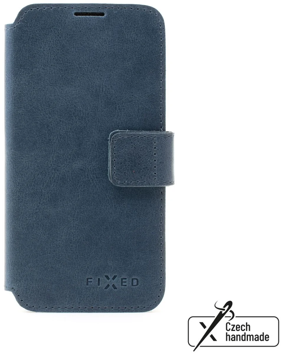 Kožené puzdro typu kniha FIXED ProFit pre Samsung Galaxy M53 5G, modré