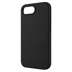 Kožený zadní kryt FIXED MagLeather s podporou MagSafe pro Apple iPhone 16e, černý