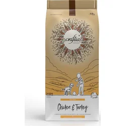 Kraftia CRAFTIA NATURA DOG Puppy M/L Chick & Turkey 7kg granule pre šteňatá