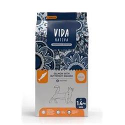 Kraftia VIDA NATIVA CAT Adult Sterilised Nordica Salmon 1,4kg granule pro kastrované kočky