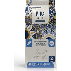 Kraftia VIDA SUPER CAT Adult Ocean fish & Salmon 2kg granule pre mačky