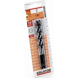Kreator KRT011405 - 2 ks vrtákov HEX do kameňa a muriva 10 x 120 mm