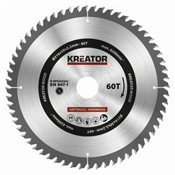 Kreator KRT020424 - Pílový kotúč na drevo 216 mm, 60T