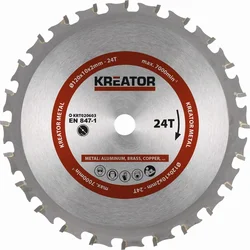 Kreator KRT020603 - Pilový kotouč na kov 120 mm, 24 Z