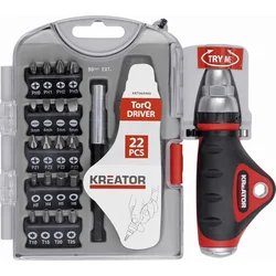 Kreator KRT064460 - Sada bitů 22 ks PZ/PH/SL/HX/TX