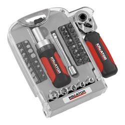 Kreator KRT064610 - Sada bitov 40 ks PZ/PH/SL/HX/TX