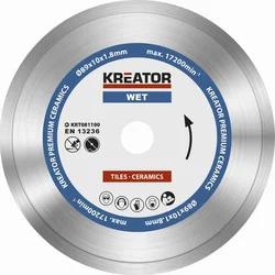 Kreator KRT081100 - Diamantový kotúč s plným obvodom 89 mm PREMIUM