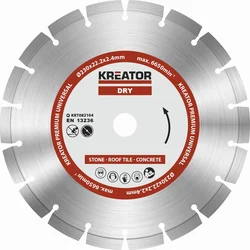 Kreator KRT082104 - Segmentový diamantový kotúč 230 mm PREMIUM