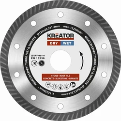Kreator KRT085101 - Diamantový kotúč s plným obvodom 125 mm EXPERT TURBO