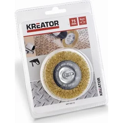 Kreator KRT150110 - Brúsna medená kefa 75 mm
