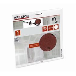 Kreator KRT232007 - 5ks Brusný kotouč 225 mm G150