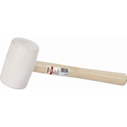 Kreator KRT904006 - Gumená palička biela 900g - Drevená rukoväť
