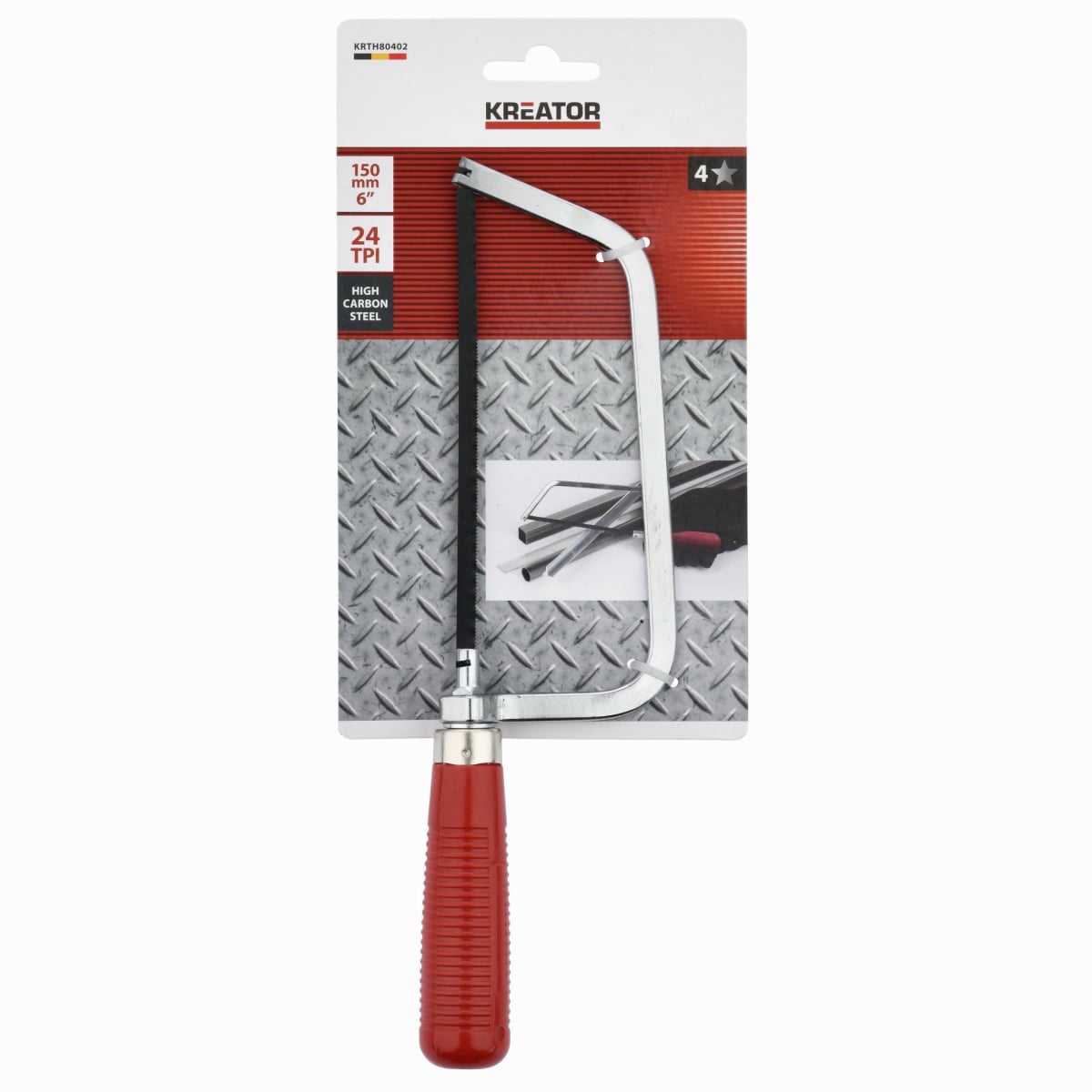 Kreator KRTH80402 - Mini píla na železo 150 mm s plastovou rukoväťou