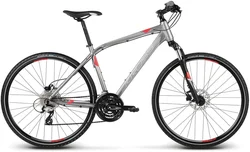 Kross 2017 28" Evado 4.0 XL/23" graphite/silver/red matt