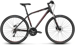Kross 2017 28" Evado 6.0 M/19" black/silver/red matt