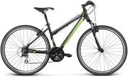 Kross 2017 Evado 2.0 S/17" dámský black/lime matt