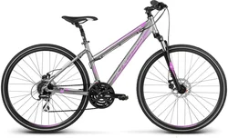 Kross 2017 Evado 3.0 M/19" dámský graphite/violet matt