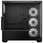Krux skříň Exo / ATX / 4x120mm RBG fan / 2xUSB 2.0 / USB-C / tvrzené sklo / černá