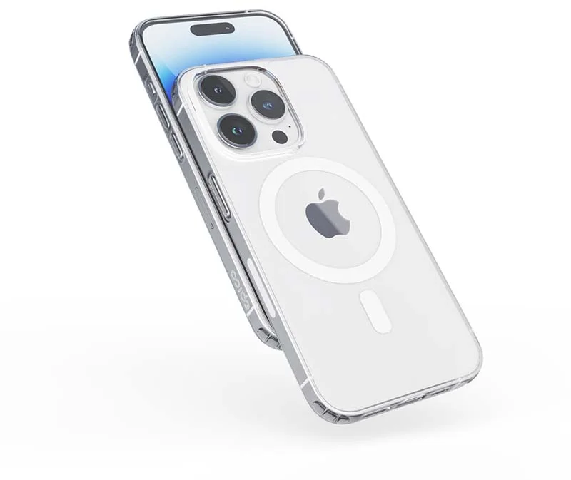 Kryt Epico Resolve pre iPhone 14 s podporou MagSafe - transparentný
