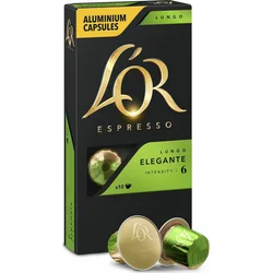 L'OR ESPRESSO Lungo Elegante Kapsle pro espressa Nespresso, 10 ks