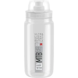 Lahev Elite  Fly MTB 550ml, čirá/šedé logo