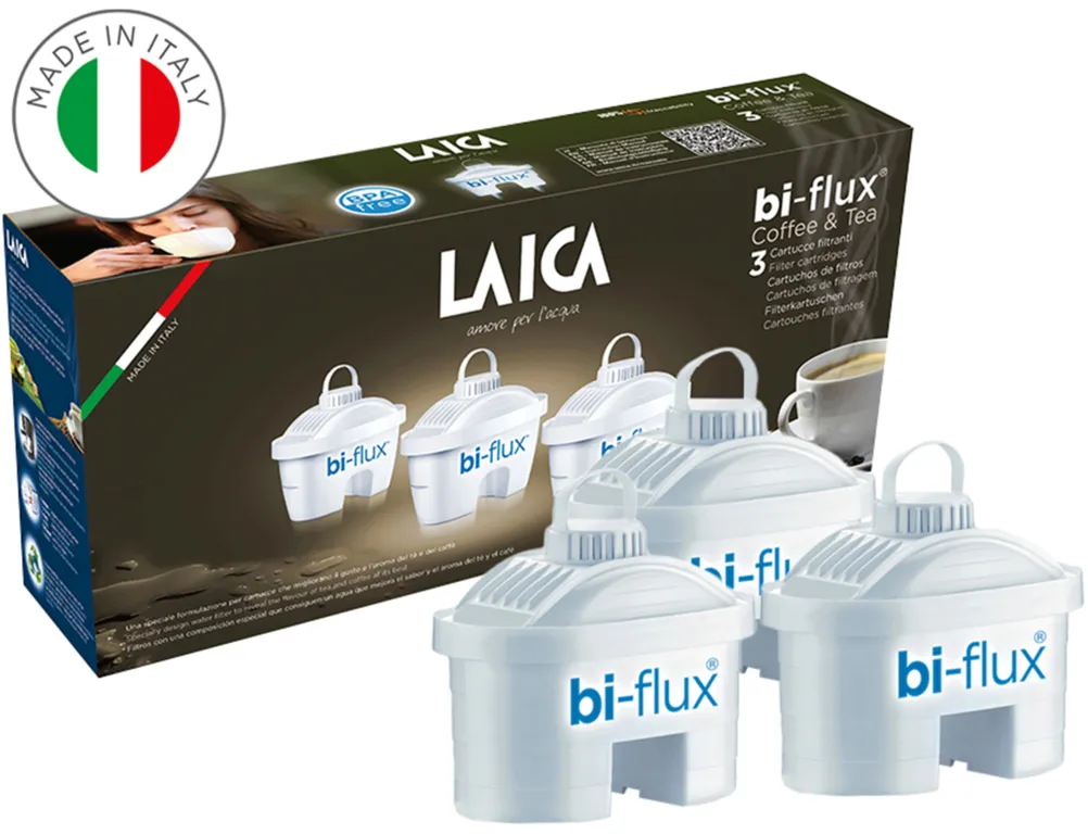 Laica C3M Bi-flux Filtr Coffee & Tea pro filtrační konvice Laica, 3 ks